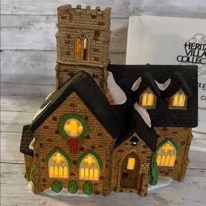 Department 56 “KNOTTINGHILL CHURCH” Dicken Christmas Village 1989